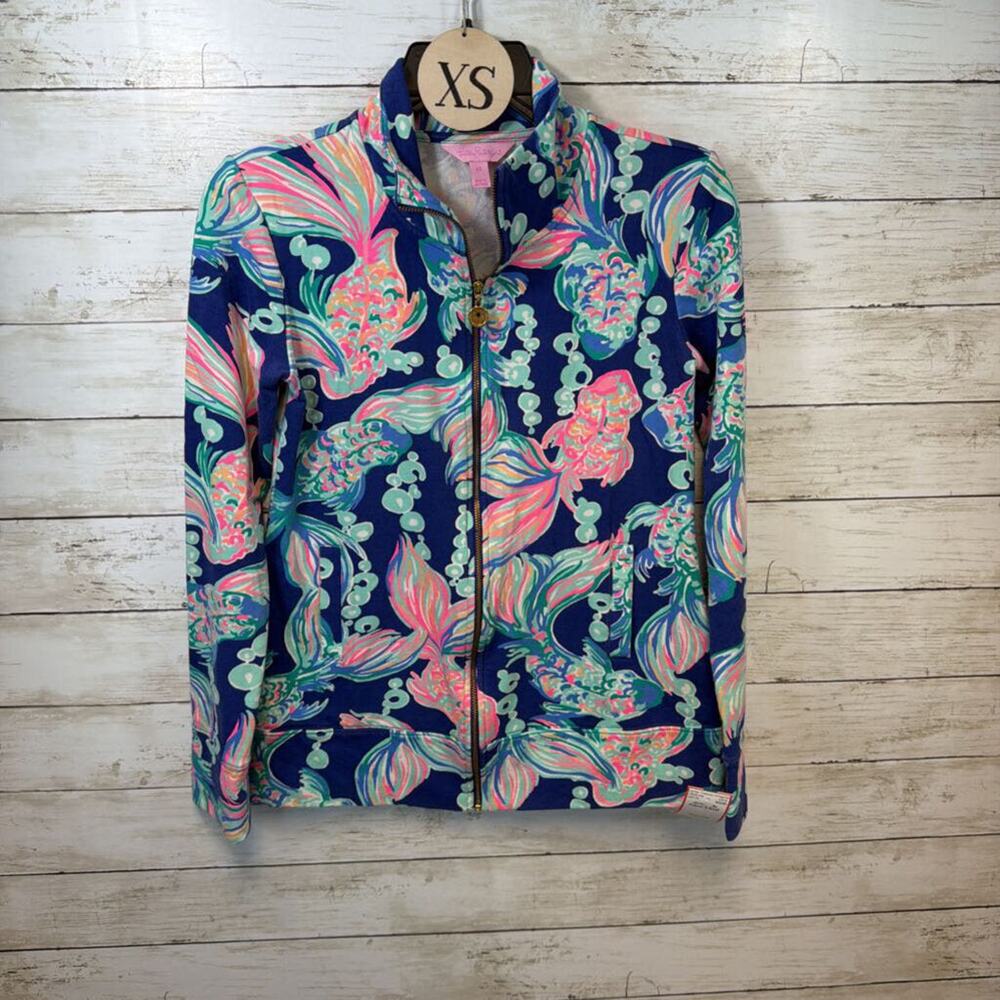 Lilly Pulitzer Reagan full zip track jacket
